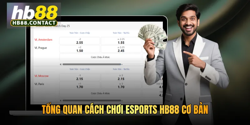 Tổng quan cách chơi Esports HB88 cơ bản